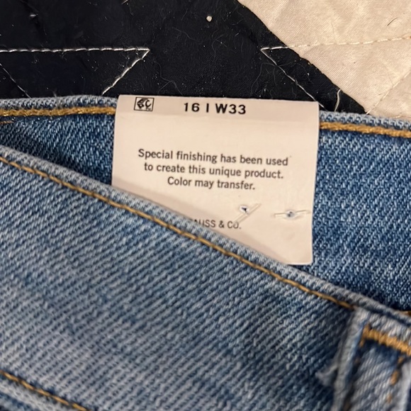 NWT Levi’s heritage boyfriend jeans size 16/33 - Picture 5 of 6